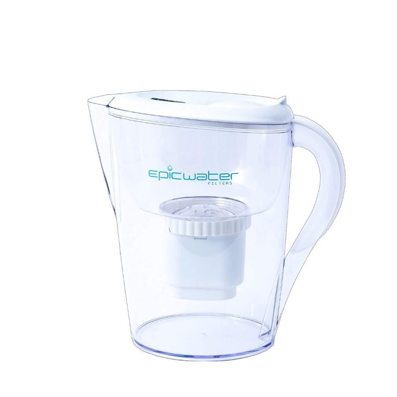 Epic Pure Water Filter Jug White Removes Fluoride & Lead Epic