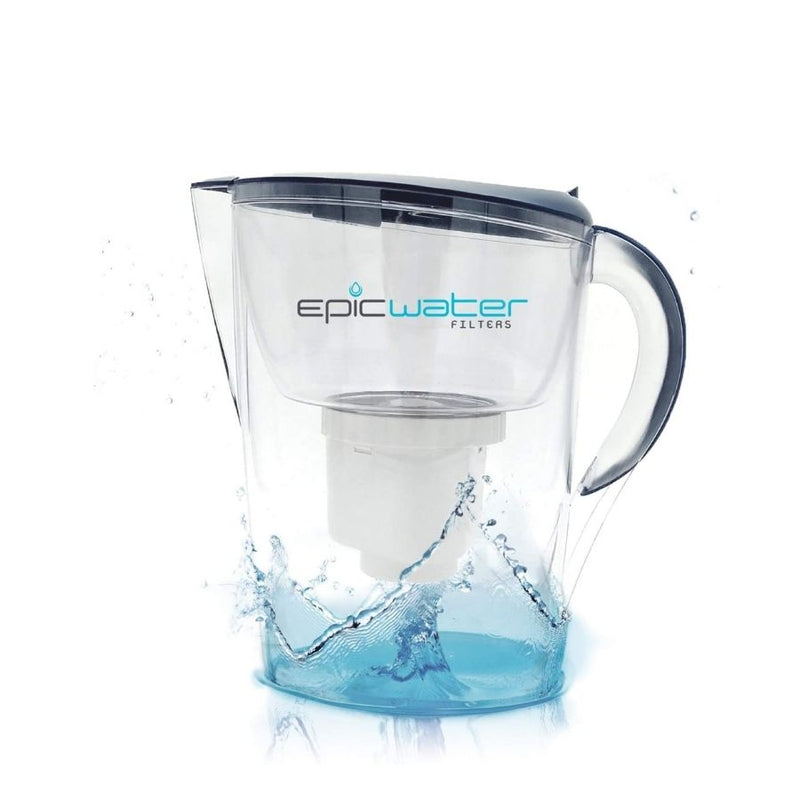 Epic Pure Water Filter Jug White Removes Fluoride & Lead Epic